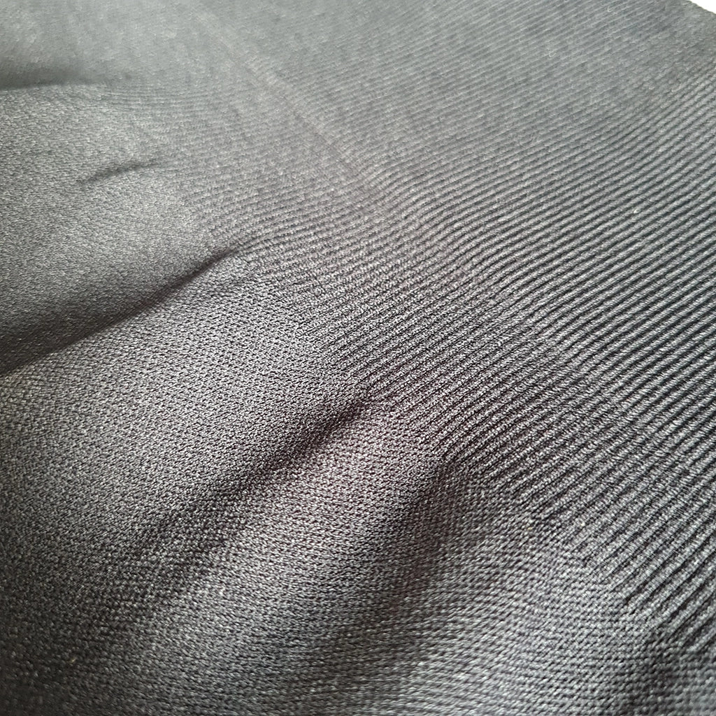 Closeup of leggings ribbing