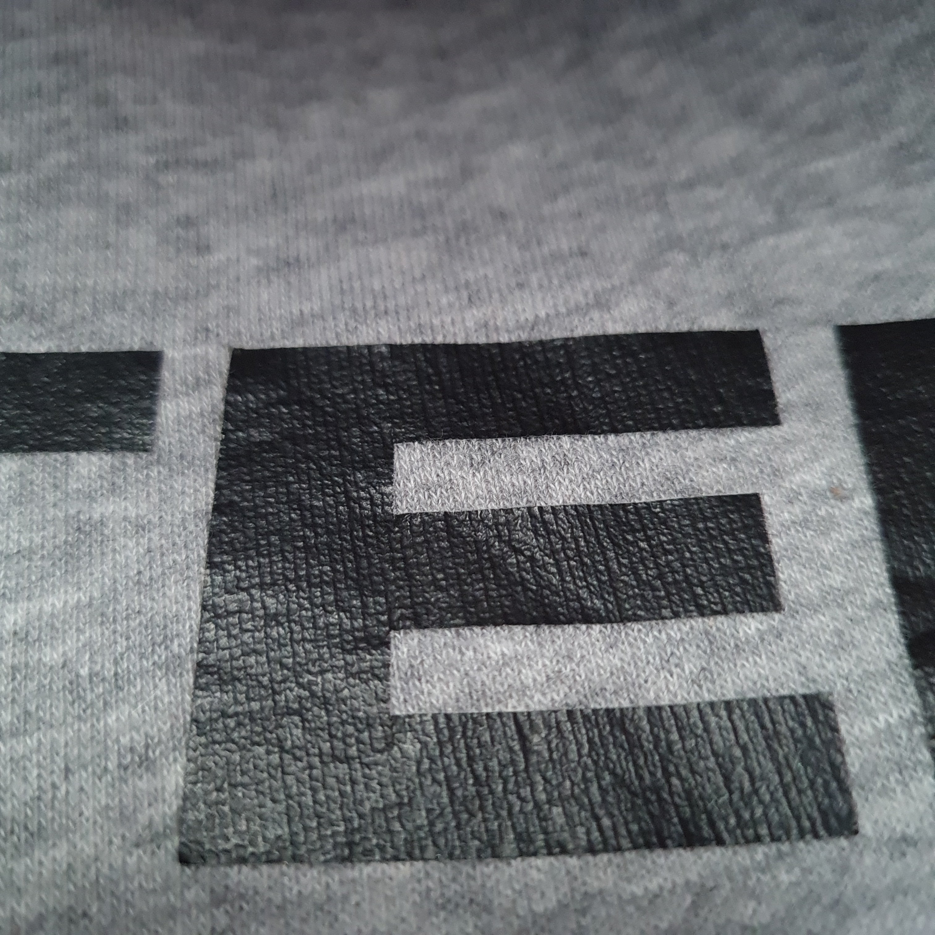 Close-up of a textured fabric with geometric pattern