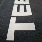 Joggers close up of fabric and JAYTEE logo