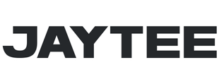 Black 'JAYTEE' logo on a white background